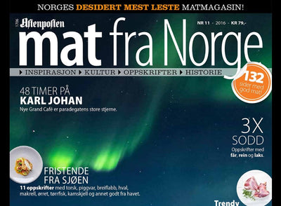 Svalbarði in Norway's largest food magazine