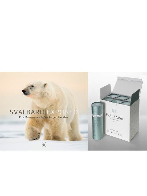 Holiday case of 6 with Svalbard photobook (€79,95/bottle)